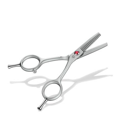 Purple Dragon Small Effy Scissors Dog Cup fur scissors with professional gray glare protection coating and silencer safe round head tooth scissors