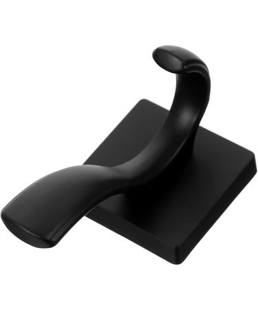 Cabilock 3pcs Single Clothes Hook Clothing Storage Hooks Coat Hooks Towel Hook Coat Rack Aluminum Alloy Black - Buy Online on GoSupps.com