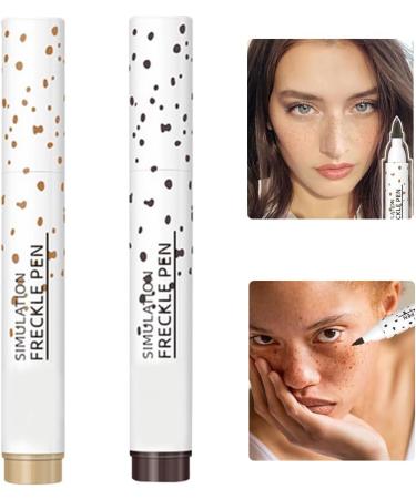 2PCS Freckle Makeup Tool Natural Lifelike Freckles Makeup with Longlasting Waterproof Function - Buy Online on GoSupps.com