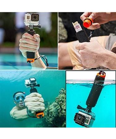 Mystery Waterproof Floating Hand Grip for Gopro Hero Session Cameras - Blue Handle - Buy Online on GoSupps.com