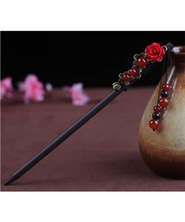 Lurrose Chinese Hair Stick - Vintage Flower Hair Chopsticks & Hairpin for Women | Elegant Accessories for Any Occasion - Buy Online on GoSupps.com