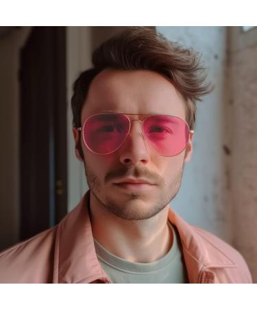 Buy New FL-41 Light Sensitivity Glasses | Aviator Style for Fluorescent Light Blue Light & Migraine Relief - International Shipping Available - Buy Online on GoSupps.com