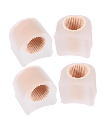 Healeved 2 Pairs Toe Splitter Men's Tools Fiber Tools Thumb Protector Bunion Protector Sleeves Bunion Guard Shield Reusable Toe Separator Foot Care Supplies Hammer Toe Cover Toes Spacers As Shown 2.7x2.2cm