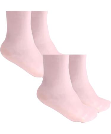 Silicone Moisturizing Socks 1 Pair Long Soft Gel Socks Anti Slip Women Foot Mask Socks Spa Pedicure for Dry Cracked Feet Rough Skin L Beauty Supplies - Buy Online on GoSupps.com