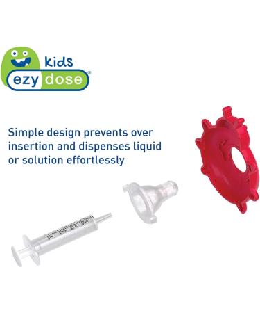 Ezy Dose Kids Baby Oral Syringe & Dispenser | Ladybug Red | 5 mL/1 TSP | Medi-Pals Liquid Medicine - Buy Online on GoSupps.com