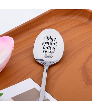 My Peanut Butter Spoon Gift for Women Men Dad Mom Birthday Christmas Gift for Peanut Butter Lovers Gift for Friends Sister Brother Gifts for Peanut Butter Lovers Peanut Butter Spoon - Buy Online on GoSupps.com