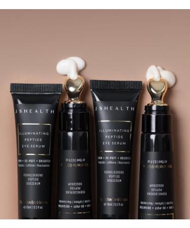 JSHealth Illuminating Peptide Eye Serum - Under Eye Brightener Serum with Peptides Caffeine & Niacinamide - For Dark Circles Bags & Wrinkles - Buy Online on GoSupps.com