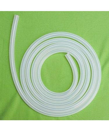 HealthAndWealth- Platinum Cured Silicone Hose for 2 Quart Rubber Enema Bag | 1.5 Meter in Length
