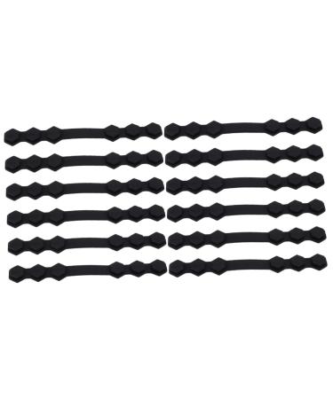 CLISPEED 20 Stk masked hook earshone facial mask black mask cord buckle mask ear rope buckle anti-strangulation extension buckle lanyard