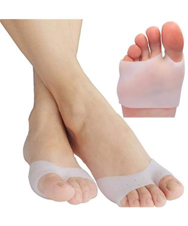 Toe Protection Silicone Gel Caps - 2 Pairs for Ballet & High Heel Shoes | Soft Toe Shear & Pump Guards for Men & Women - Buy Online on GoSupps.com