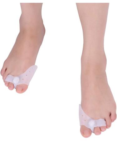 Comfortable Gel Toe Separator - 2 Pairs for Bunion, Hammer Toes, Hallux Valgus - Antiskid Toe Corrector - Buy Online on GoSupps.com