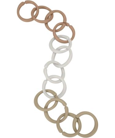 Shop Little Dutch 4962 Toy Ring Set (12 Play Rings) - Beige | Newborn Naturals | International Shipping Available - Buy Online on GoSupps.com