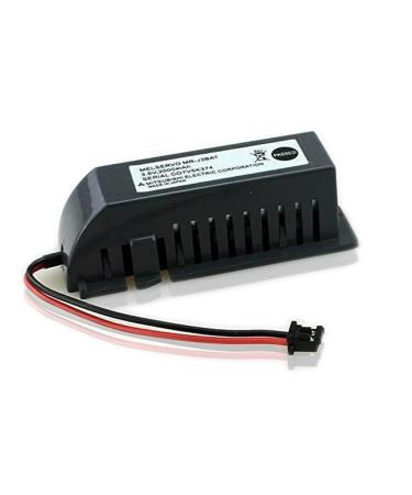 (1 Pack) 2000mAh 3.6V MR-J3BAT PLC Non-Rechargeable Li-ion Battery for ER6VC119A/B MELSERVO MR70 with Black Plug