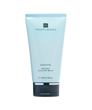 TEMPLESPA | AAAHHH! | Cooling Foot and Limb Gel with Natural Extracts  Essential Oils to Cool Down & Refresh Tired Feet and Legs  Natural Ingredients  Cruelty-Free  Vegan  5.0 fl.oz.