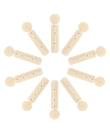 DOITOOL 150Pcs Twist Top Lancets Disposable Safety Blood Lancet Needles General Diabetic Supplies (Beige)