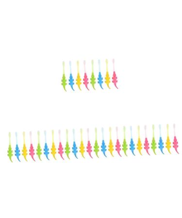 JECOMPRIS 32 StK Small crocodile toothbrush children toothbrush tools for toddlers children's toothbrush cleaning brush tooth cleaning tools for children toddler toothbrush 2-4 years Stock 1 piece (1 Pack) Different colors x 4 pieces