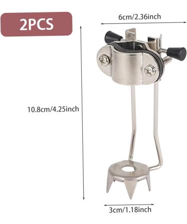 Cane Ice Tip Attachment 2PCS Stainless Steel 5-Prong Cane Tips for Ice crutches padding Non-slip Ice Grip for Winter Walking Sticks Trekking Pole Crutch - Buy Online on GoSupps.com