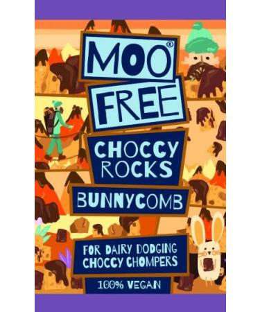 MOO FREE CHOCCY ROCKS - BUNNYCOMB 1 x 35G