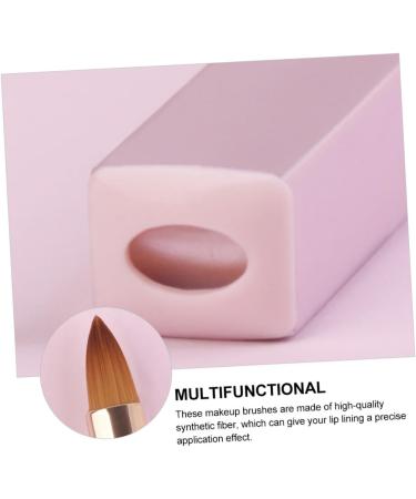 Beaupretty 1pc Lip Brush Wand Makeup Lipstick Brush Face Powder Brush Makeup Brush Lipstick Lip Applicator Brush Portable Makeup Brush Luster Dedicated Travel Artificial Fiber - Buy Online on GoSupps.com