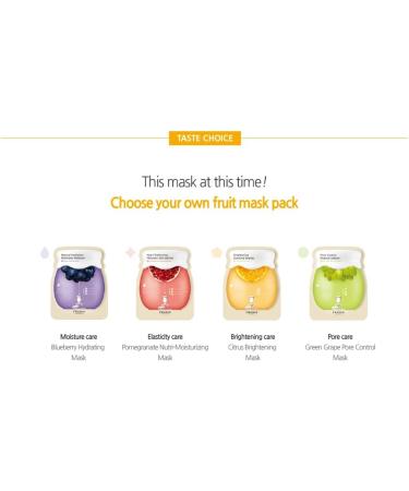 FRUDIA Citrus Mask Sheet Whitening facial mask Jeju mandarin extract contains vitamin C - Buy Online on GoSupps.com