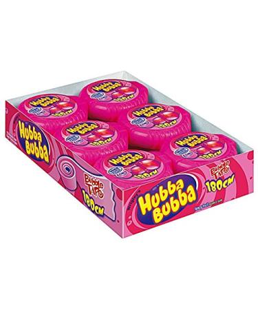 Buy Hubba Bubba Bubble Tape Fancy Fruit 56g - Extra Long Chewing Gum Strips | International Shipping Available - Buy Online on GoSupps.com
