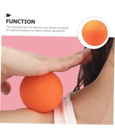 Frcolor 3-Pack Fascia Massage Balls for Muscle Relief - Trigger Point Therapy & Body Fasciitis - Orange 6.1cm - Perfect for Back & Neck Massage - Buy Online on GoSupps.com