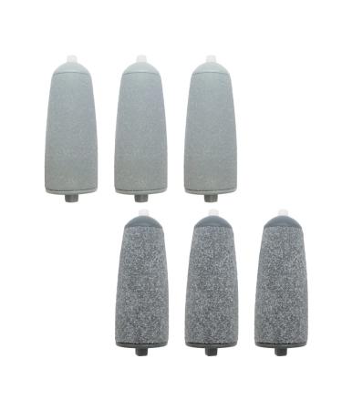 Minkissy 6 Pieces Coarse Replacement Refill Roller Heads Foot Callus Remover Foot Scrubber Pedicure Accessories for Electronic Foot File