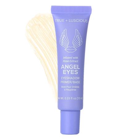 Angel Eyes Eyeshadow Primer by True + Luscious - Clean Formula with Rose Extracts - Vegan, Paraben Free, & Cruelty Free Eye Primer - Great for Oily Lids & Prevents Creasing - 0.33 oz (Shade: Light)