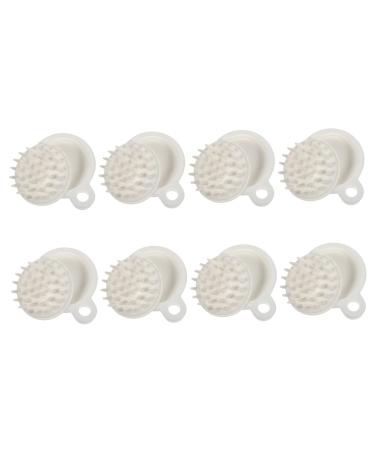 Healvian 8pcs Toilet Seat with Handle Baby Bath Accessories Handheld Massager Scalp Shampoo Brush Hair Shampoo Brushes Head Massage Brush Shower Brushes Birthday Gift Head Massage Comb Pp