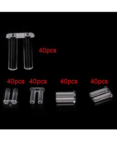 Zwindy 200 Transparent Plastic Glasses Plugs & 5 Glasses Repair Tools - Perfect for Borderless Glasses Fastening Accessories - Buy Online on GoSupps.com