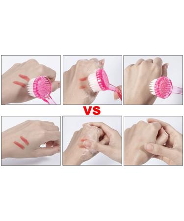 Beomeen Upgraded Soft Bristle Facial Cleansing Brush - Gentle Exfoliating Scrub for Deep Cleansing and Skincare Massage | 4 Colors Available - Blue, Clear, Pink, Purple - Buy Online on GoSupps.com