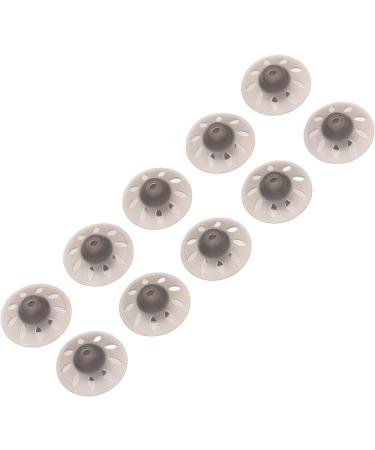 10 Pack Hearing Aid Couplings - Soft Silicone Earplugs for Phonak | Small Open Black Accessories | Enhance Sound Quality - Buy Online on GoSupps.com