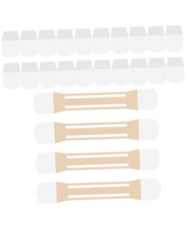 VINTORKY 4pcs Neck Lift Stickers Makeup Neck Tape Neck Tightening Tapes Patch Swan Neck Rubber 20.5x4cm As Shown