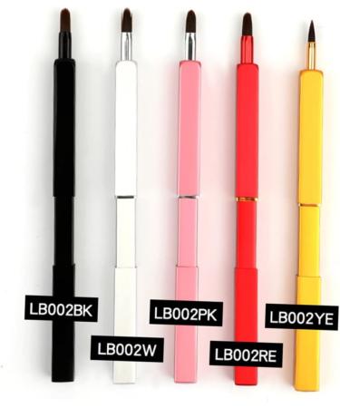 Angoily Retractable Lip Brush Nylon Fiber Lip Brush Portable Makeup Brush Delicate Lip Brush Lipstick Brush Lip Applicator Wands Makeup Tool Kit Handy Lip Brush Make up Metal Rod Travel - Buy Online on GoSupps.com