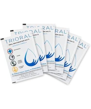 TRIORAL Rehydration Electrolyte Powder Packs - WHO New Hydration Supplement Salts Formula - Combat Dehydration from Workouts Excessive Fluid Loss and Much More - 15 Drink Mix Packets - Buy Online on GoSupps.com