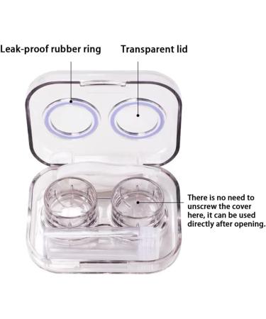 4x Colorful Contact Lens Cases - Mini Travel Storage Kit for Home & On-the-Go - Buy Online on GoSupps.com