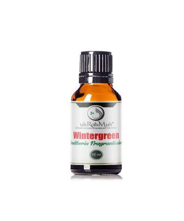 10 ml Wintergreen Essential Oil with Euro Dropper 0.33 Fl Oz (Pack of 1)