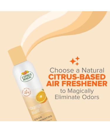 Citrus Magic Orange Blast Natural Air Freshener Spray 3oz - Pack of 3 - Buy Online on GoSupps.com