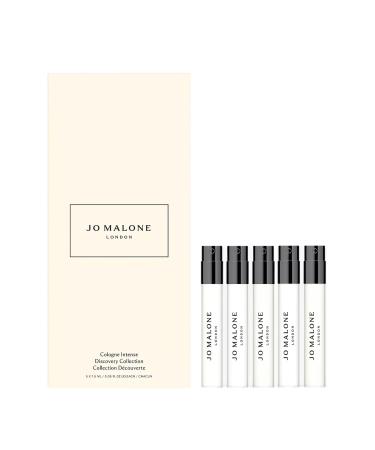 Jo Malone London Limited Edition Cologne Intense Discovery Collection - Tuberose Angelica Velvet & Oud Dark Amber & Ginger Lily Oud & Bergamot and Cypress & Grapevine - 5 x 1.5 mL / 0.50 fl oz