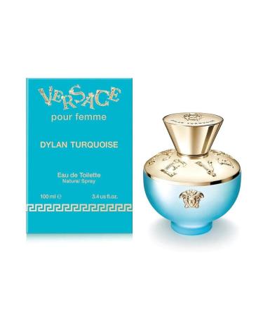 Versace Dylan Turquoise Eau DeToilette Mini Splash Women's Perfume 0.17 oz/5ml 0.17 Fl Oz (Pack of 1) - Buy Online on GoSupps.com
