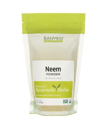 Banyan Botanicals Neem Powder - Organic Azadirachta Indica - Purifying Ayurvedic Herb for Healthy Skin & Blood*  1/2 lb.  Fair for Life Sustainably Sourced Non-GMO Vegan