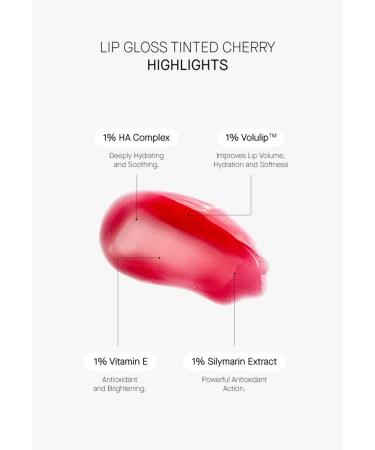 TINTED LIPGLOSS CHERRY - Tinted Moisturizing Lip Balm with SPF50 - Buy Online on GoSupps.com