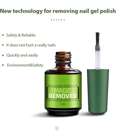 Nail Polish Remover Magic Nail Cleaner Gel 15ML Bursting Removal Liquid Take Off The Fake Nail Glue for Nail Art Lacquer nail polish remover - Buy Online on GoSupps.com