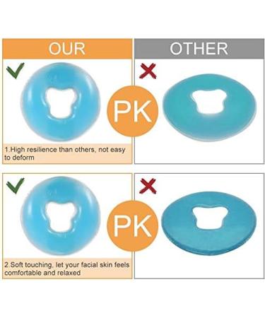 Salmue Silicone Face Relax Pillow - Soft Massage Headrest for Spa & Beauty Salon - Buy Online on GoSupps.com
