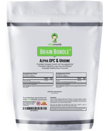 Alpha GPC and Uridine Stack - Mr Happy Stack for Cognitive Support and Dopamine Receptor Health - Pure Choline and Uridine Monophosphate Blend - Buy Online on GoSupps.com
