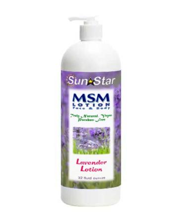 Buy MSM Lavender Lotion 32oz - Natural Relief & Relaxation | International Shipping Available - Buy Online on GoSupps.com
