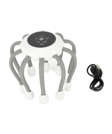Electric head massage device wireless scalp massage with massage contacts LED vibration fully automatic head massage scalp clerk scalp scratch