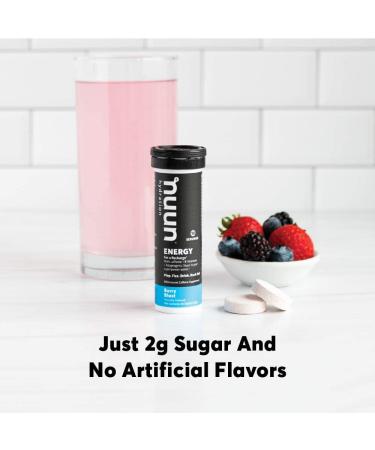 Nuun Energy Caffeine B Vitamins Ginseng Electrolyte Drink Tablets - 40 Count Mixed Flavors (Pack of 4) - Buy Online on GoSupps.com