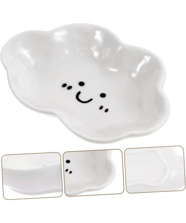 ABOOFAN 2pcs Clouds Sauce Dipping Bowl Small Serving Platter Soy Sauce Dishes Ketchup Packets Sauce Bowls Sauce Plate Bread Bowl Porcelain Dip Mini Bowls Accessories White Pinch Ceramics - Buy Online on GoSupps.com
