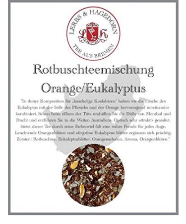 Lerbs & Hagedorn Lerbs & Hagedorn Orange/Eucalyptus roibusch tea | Menthol fruit note 1 kg (approx. 81 l) with orange blossoms